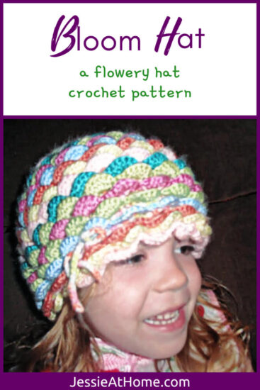 Bloom Hat Tutorial - a fun hat for toddlers to adults