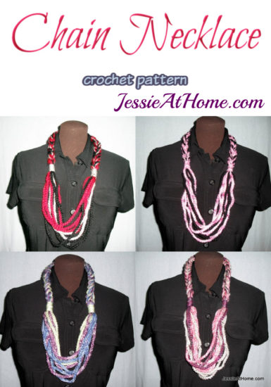 Chain Necklace crochet pattern by Jessie At Home