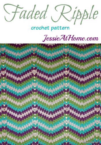 Faded Ripple crochet pattern by Jessie At Home