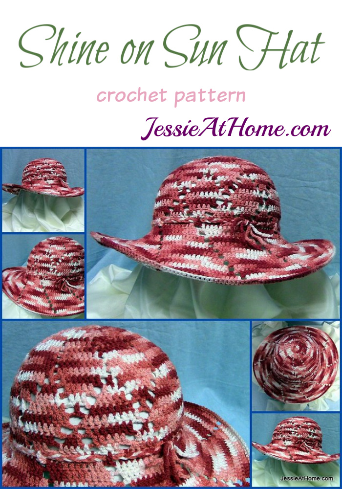fast easy crochet summer hat with brim