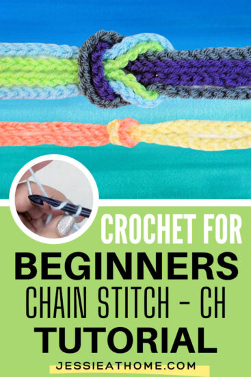 Crochet Basics: How to create a Chain Stitch using macrame string 