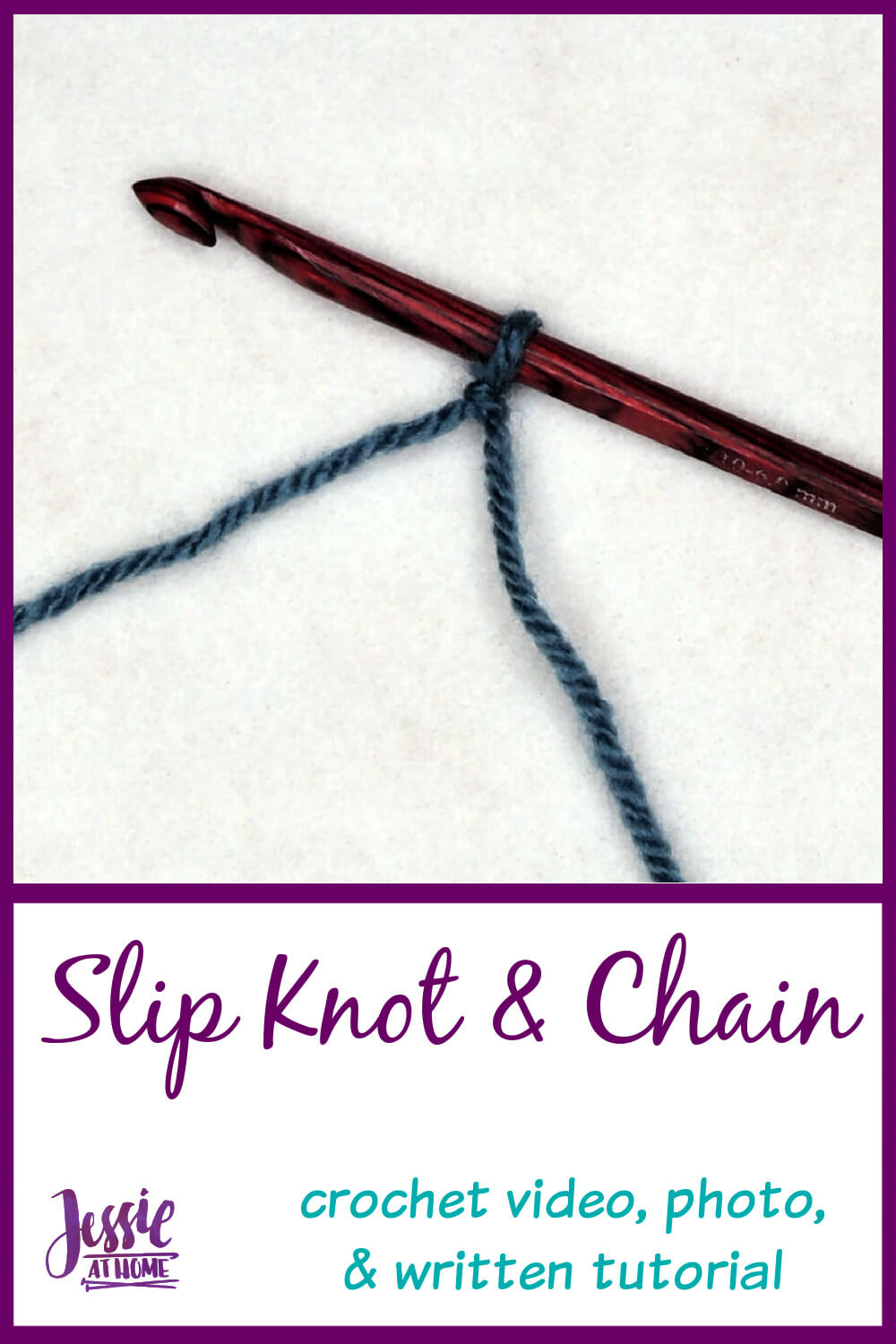 Slip Knot and Crochet Chain: The First Steps to Crochet