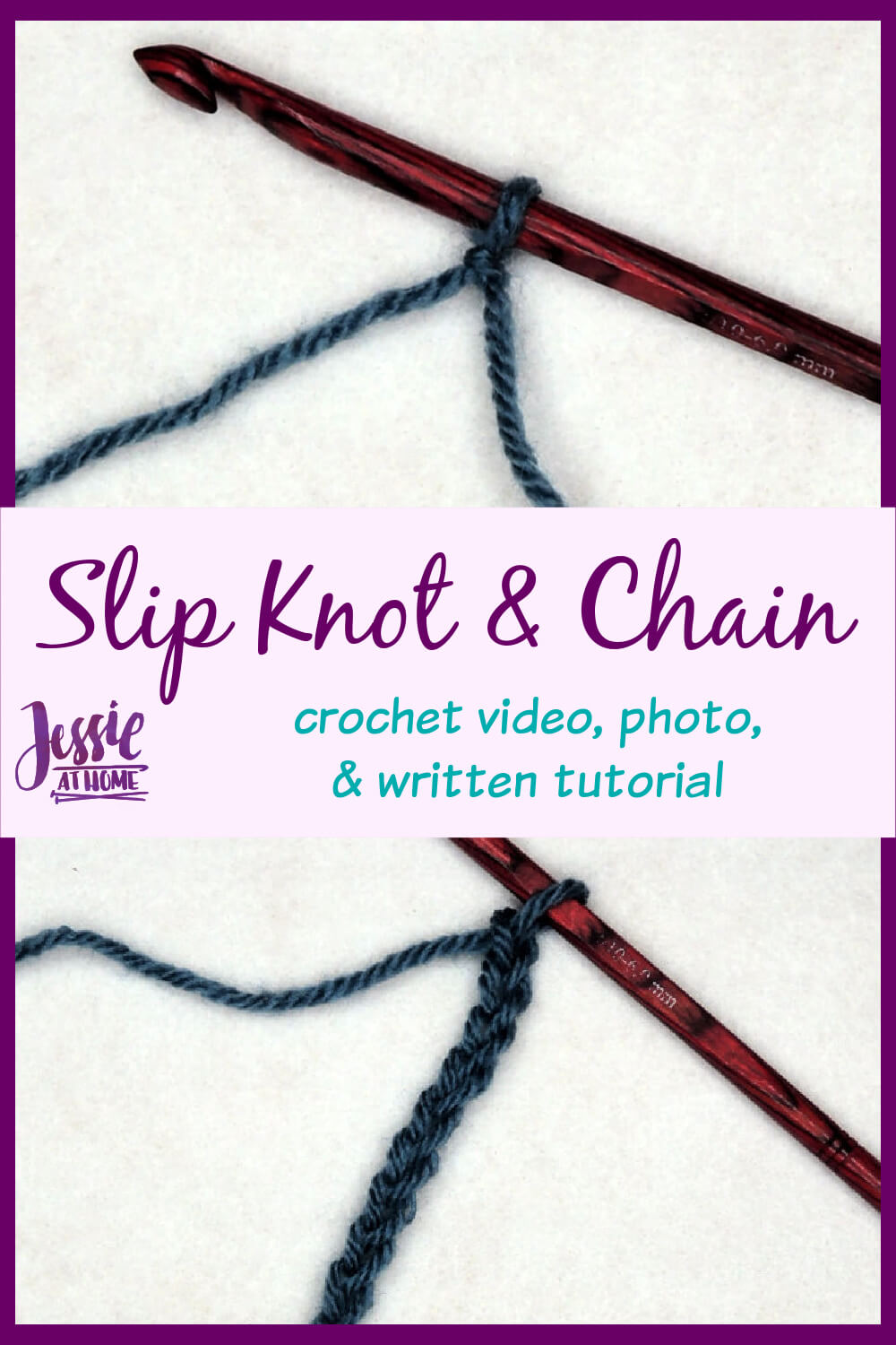 Slip Knot and Crochet Chain: The First Steps to Crochet