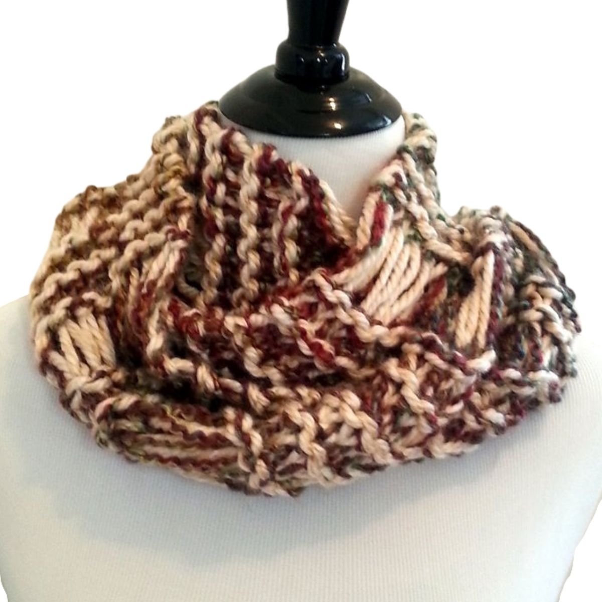 Chutes and Ladders Scarf Free Knit Pattern