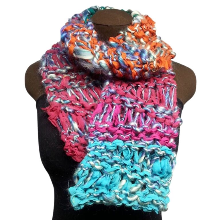 Chutes and Ladders Scarf Free Knit Pattern
