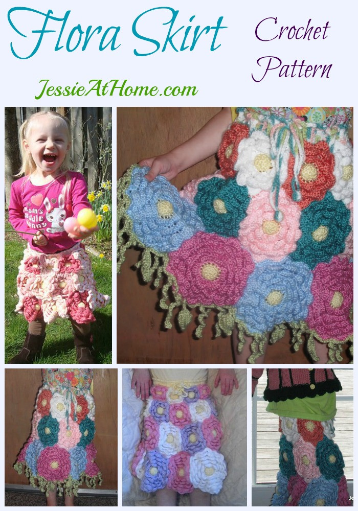 Flora Skirt Crochet Pattern by Jessie At Home