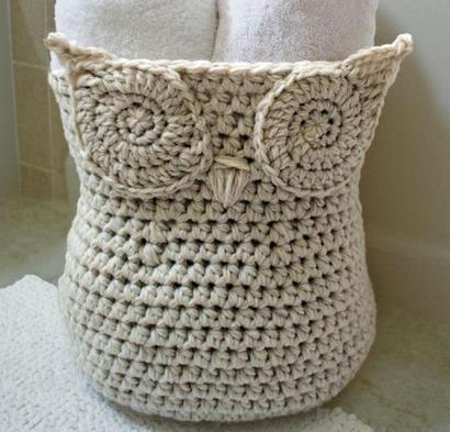 Owl Basket Bluprint Crochet Kit