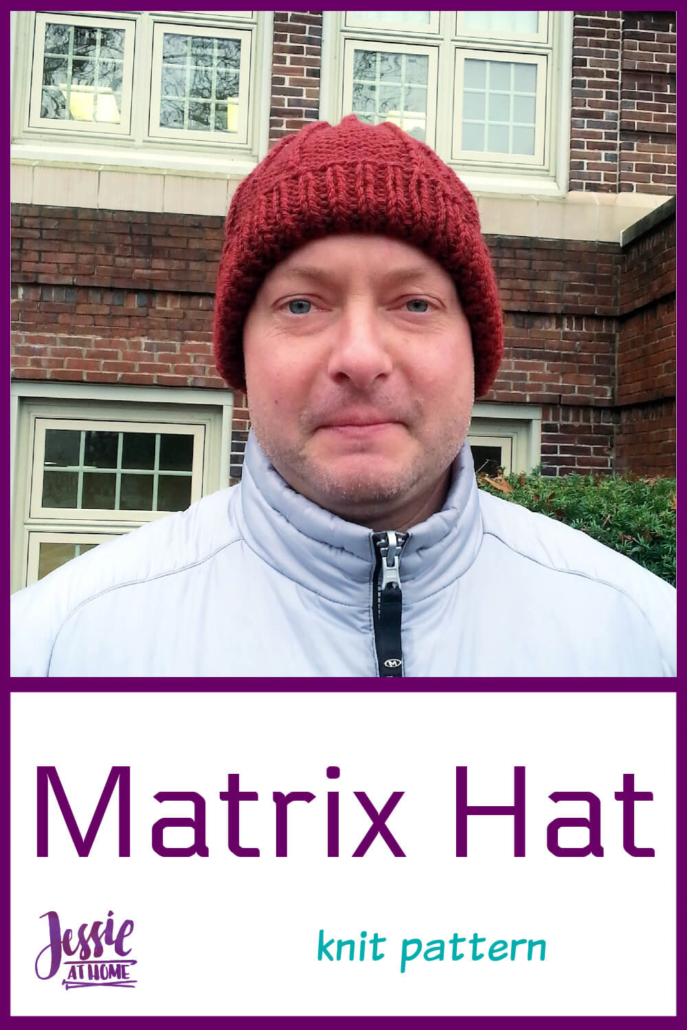 Matrix Hat - a knit pattern for when you need to escape