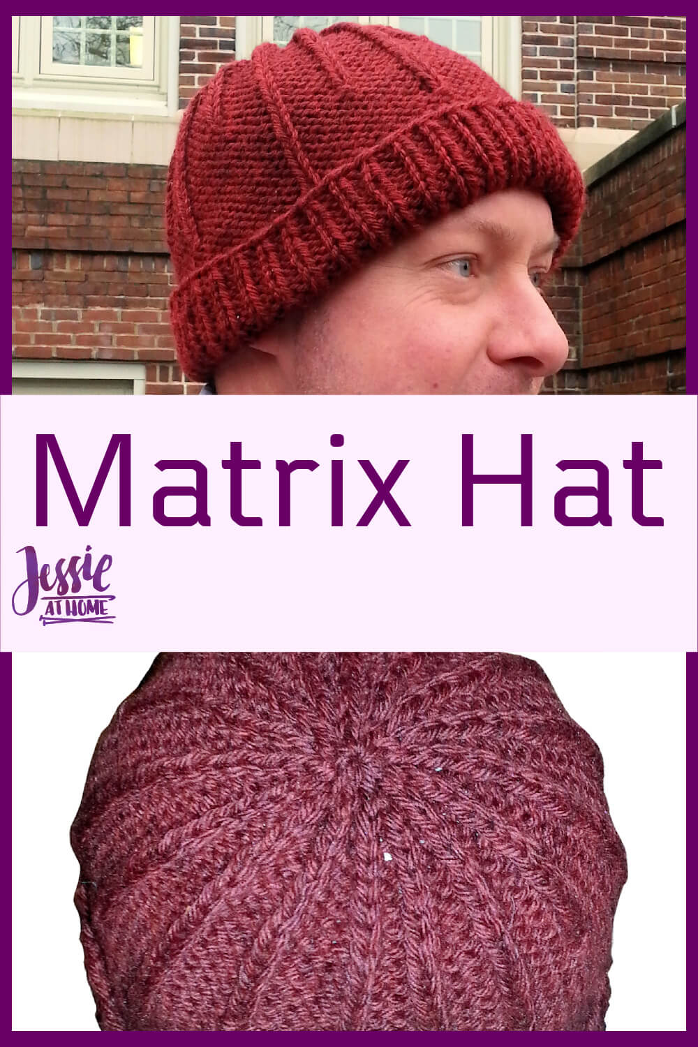 Matrix Hat - a knit pattern for when you need to escape