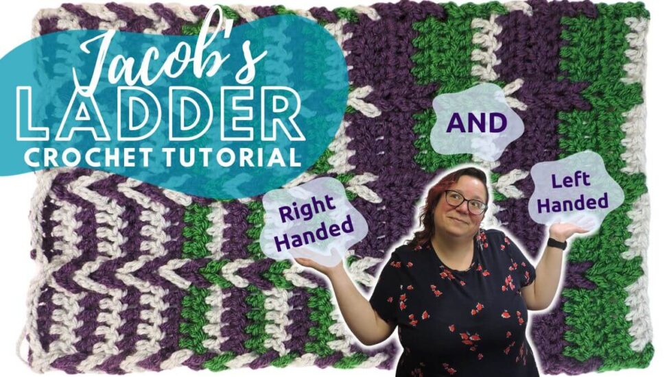 How To Make the Jacob’s Ladder Crochet Stitch: With Videos & Pro Tips ...