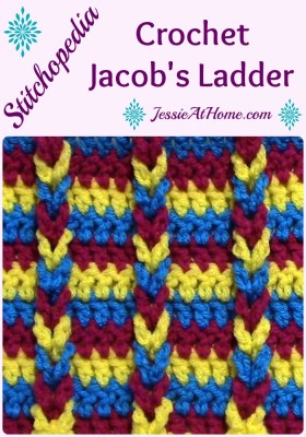 Stitchopedia ~ Jacob's Ladder Crochet from Jessie At Home