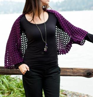 Lace Shoulderette Craftsy Crochet Kit