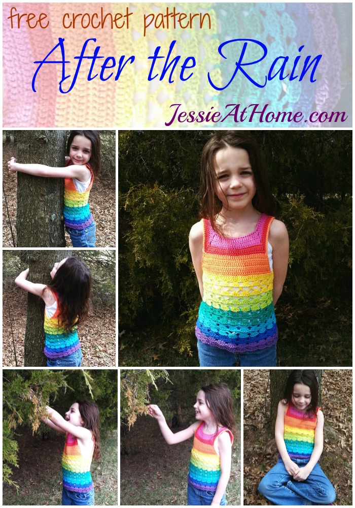 After the Rain ~ free crochet child tank top pattern by Jessie At Home