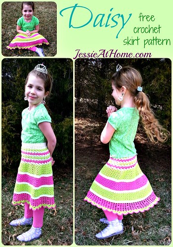 Daisy Skirt crochet pattern by Jessie At Home