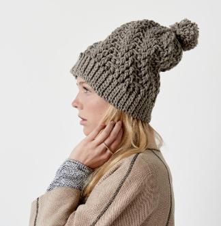 Stepping Texture Hat Kit #CrochetKit from @beCraftsy