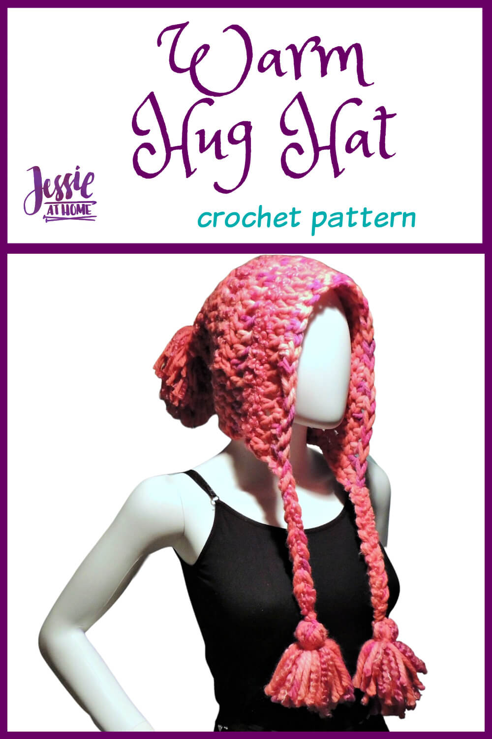 Warm Hug Hat - cozy & cuddly crochet pattern