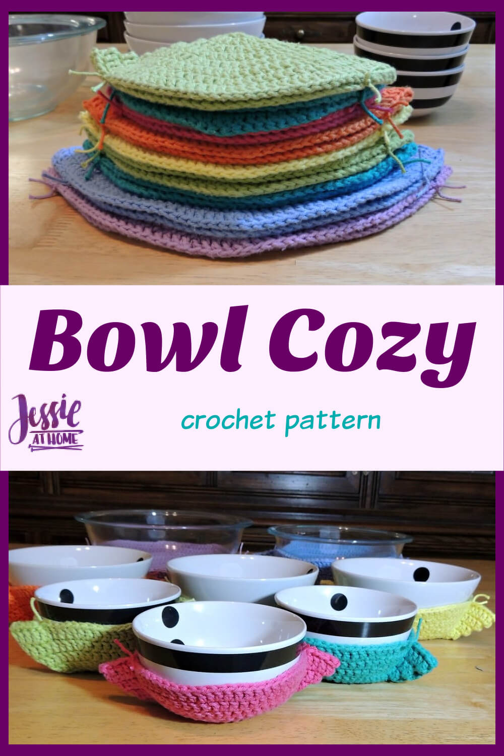 Crochet Bowl Cozy for Hot Bowls