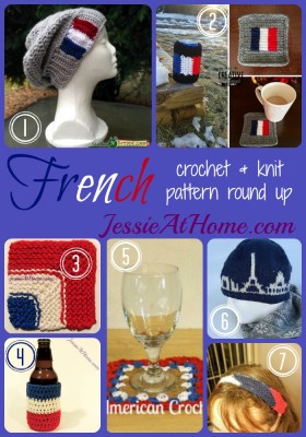 French crochet and knit pattern round up ~ from Jessie At Home