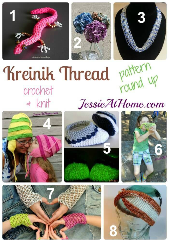 Kreinik Carry Along Thread pattern round up from Jessie At Home