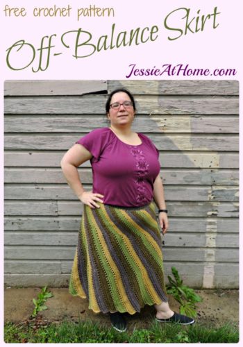 Off-Balance Skirt - free crochet pattern by Jessie At Home