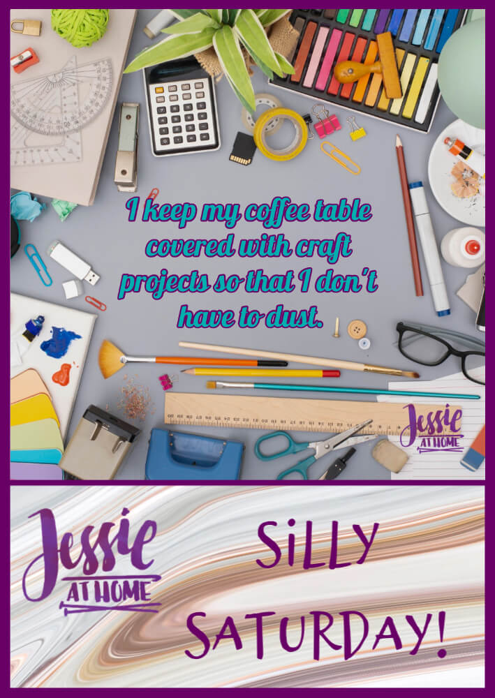 Crafting Not Dusting – Silly Saturday