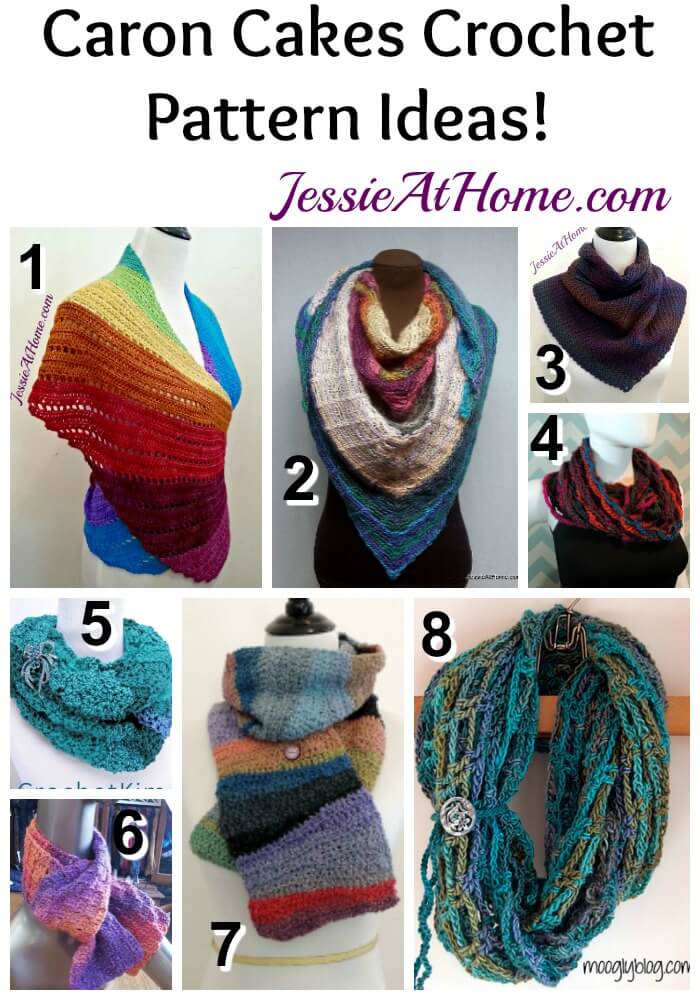 Caron Cakes Crochet Pattern Ideas from Jessie At Home