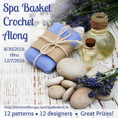 Crochet Starched Spa Basket - Free Crochet Pattern - Jessie At Home