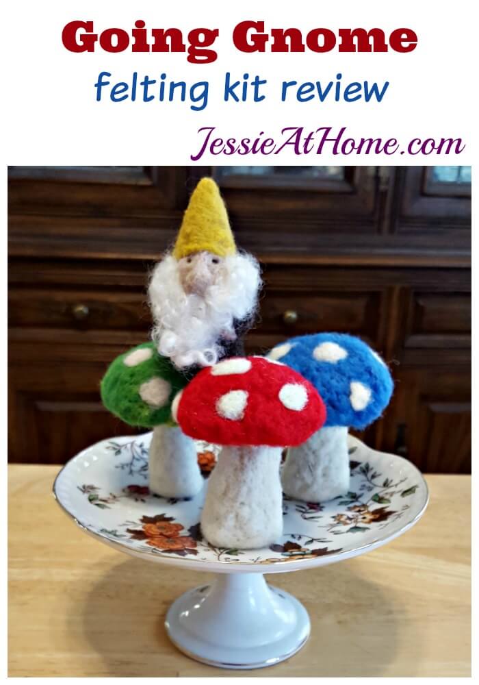 Going Gnome felting kit review Jessie At Home