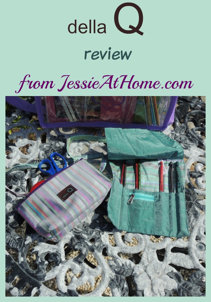 Della Q review hook case and notion bag Jessie At Home
