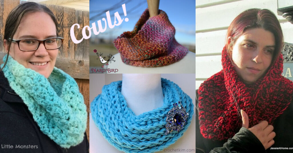 Free Crochet Cowl Patterns Round Up from Jessie At Home