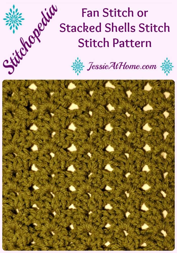 Stitchopedia Fan Stitch from Jessie At Home Pinterest