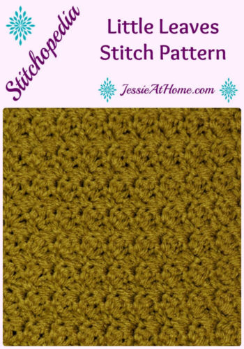 Stitchopedia Little Leaves Stitch from Jessie At Home Pinterest