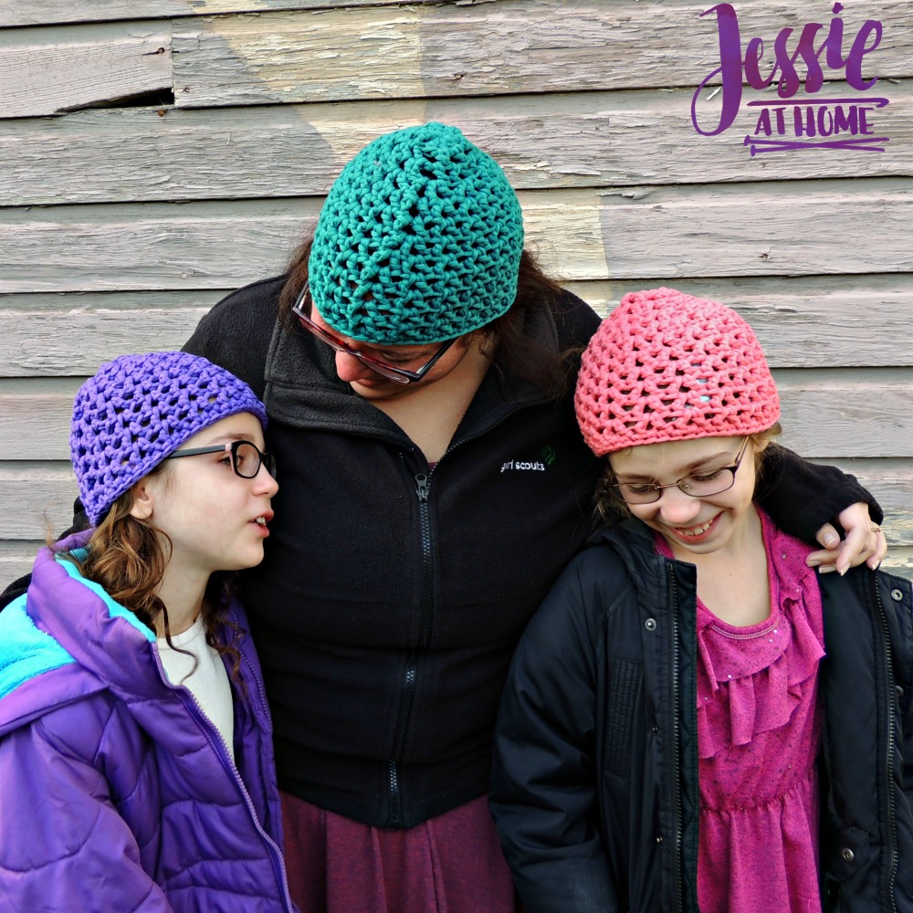 V-Stitch Hats free crochet pattern by Jessie At Home - 4