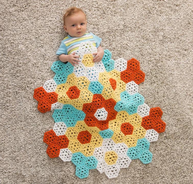 Springtime Stroller Blankie Craftsy Crochet Kit