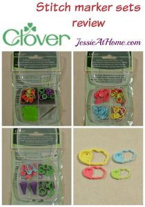 Clover Stitch Marker Sets review and giveaway - Jessie At Home