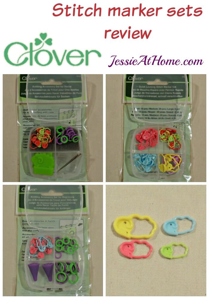 Clover Stitch Marker Sets review and giveaway Jessie At Home