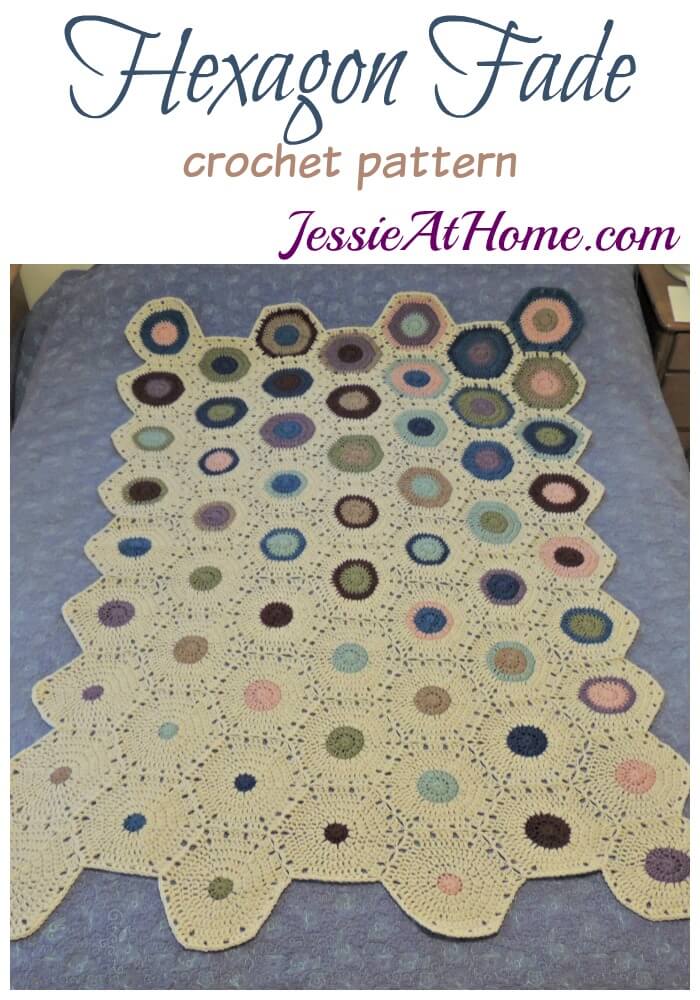 Hexagon Fade Crochet Pattern by Jessie At Home