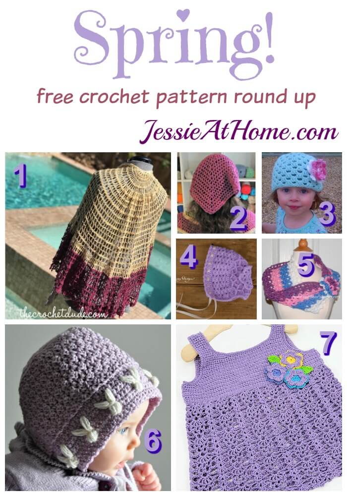 Spring! Free crochet patterns - Jessie At Home