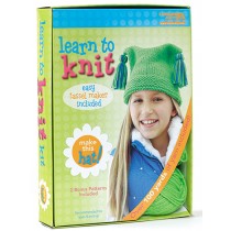LEARN TO KNIT HAT KIT
