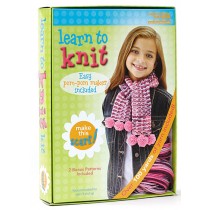 LEARN TO KNIT SCARF KIT