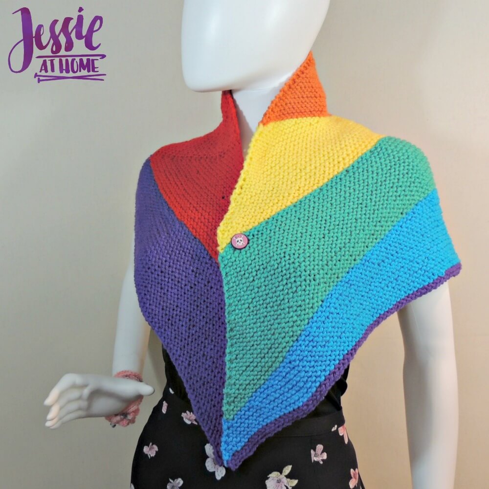 Shifting Rainbow - free knit pattern by Jessie At Home - 1