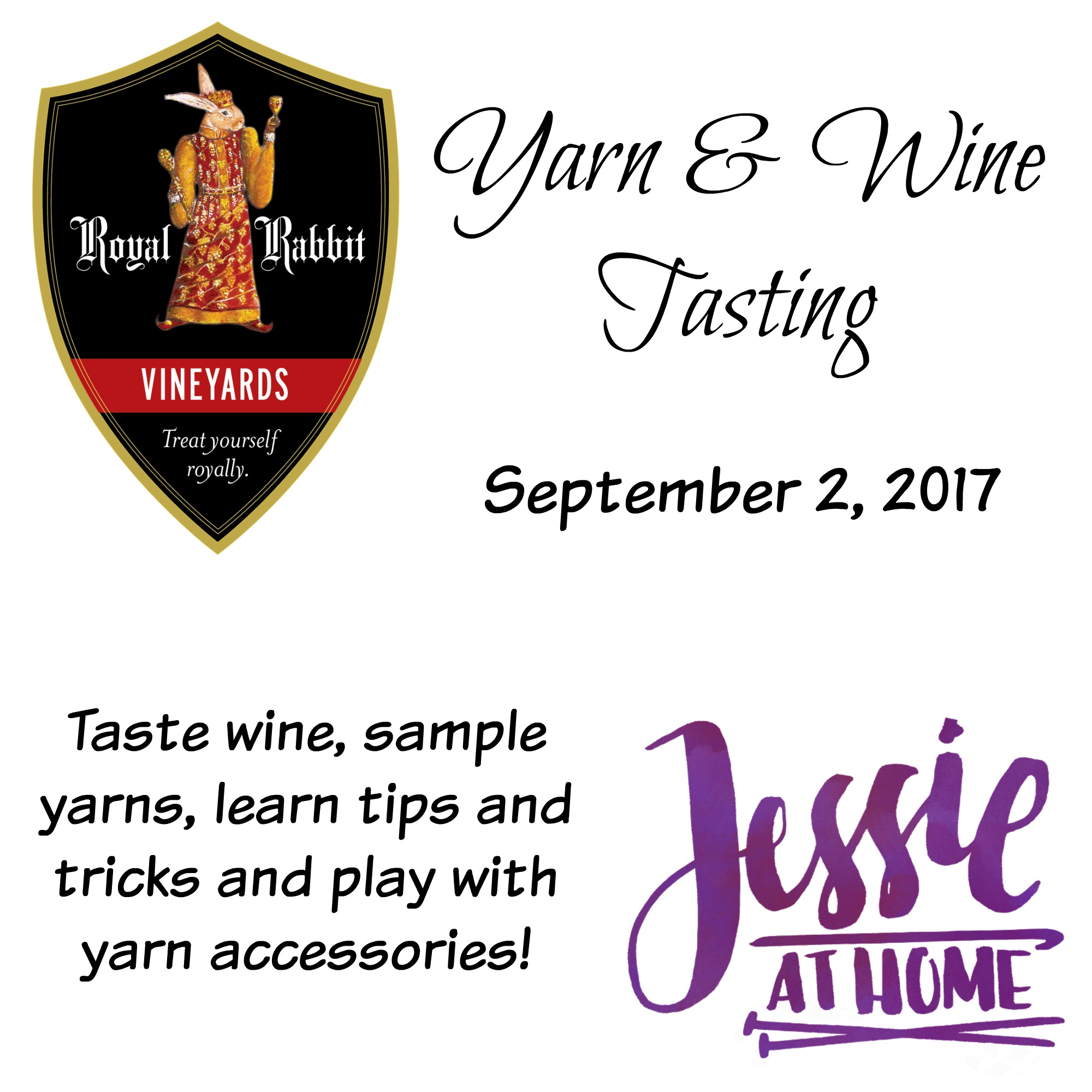 Yarn and Wine Tasting 2017