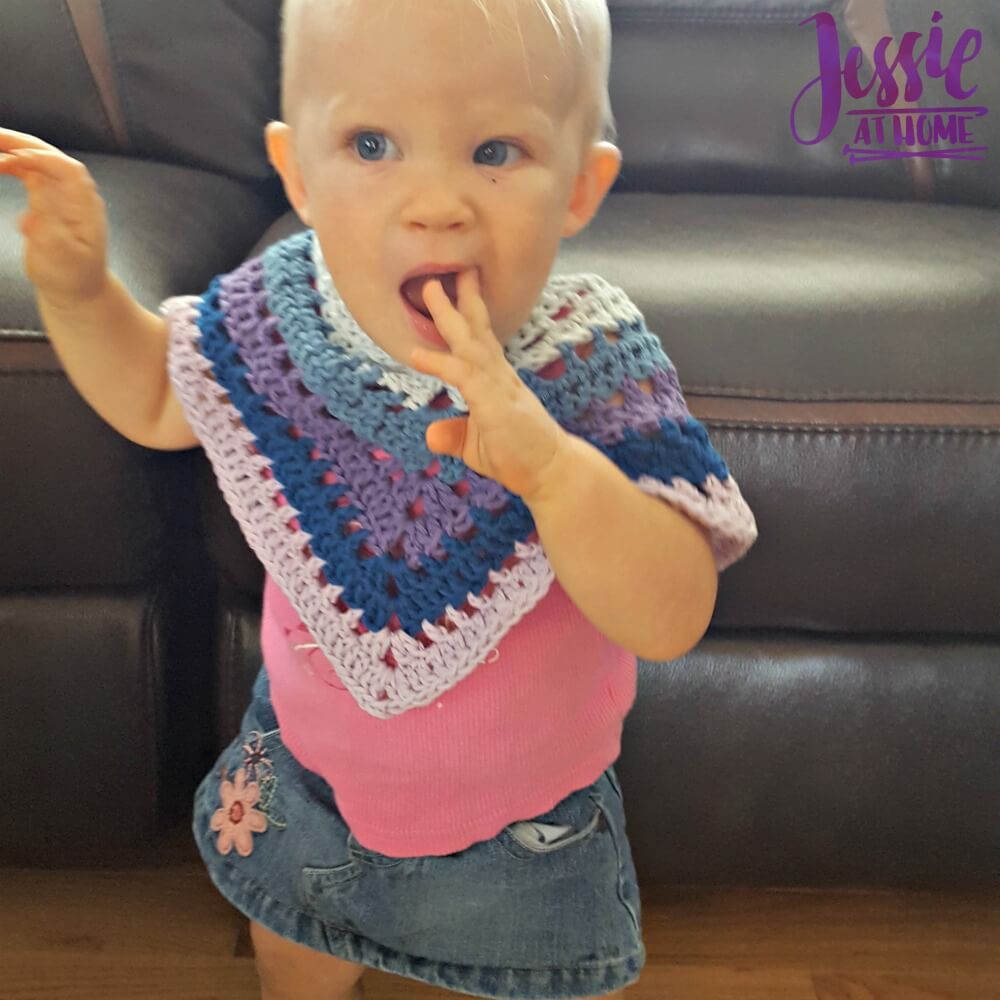 Evie Poncho free crochet pattern by Jessie At Home - 1