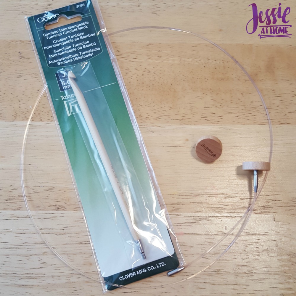 Clover Takumi Interchangeable Tunisian Hooks Review and Giveaway! Jessie At Home
