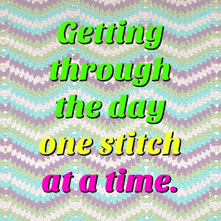 One stitch at a time