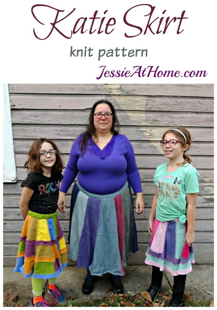 Katie Skirt - knit pattern by Jessie At Home