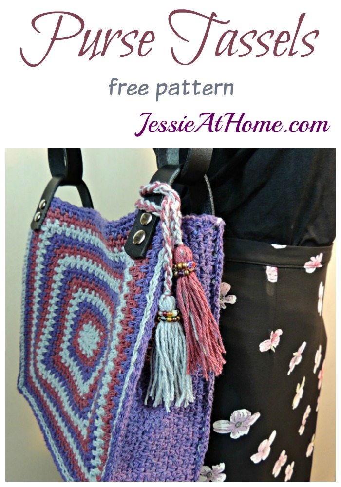 Purse Tassels - free pattern by Jessie At Home