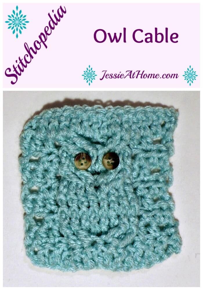 Stitchopedia Owl Cable from Jessie At Home