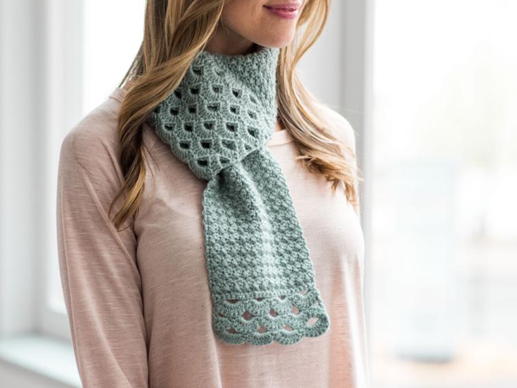 Vanessa's Vintage Scarf Craftsy Crochet Kit