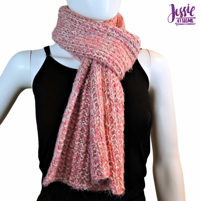 Broken Rib Scarf full of beautiful texture